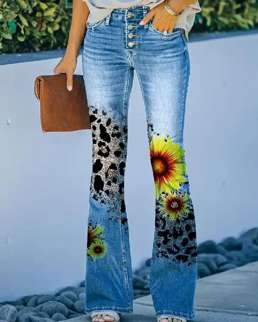 Elvi | Jean évasé tendance pour femmes