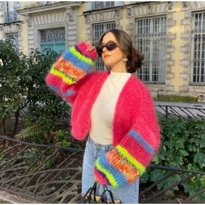 Filiz | Pull ouvert rayé