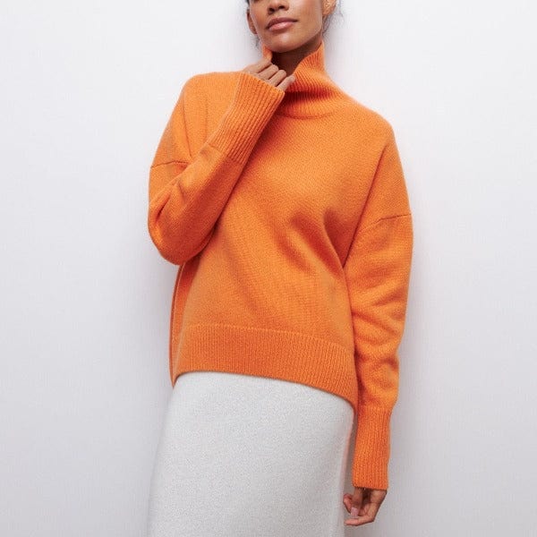 Tecla | Pull col roulé élégant pour femmes