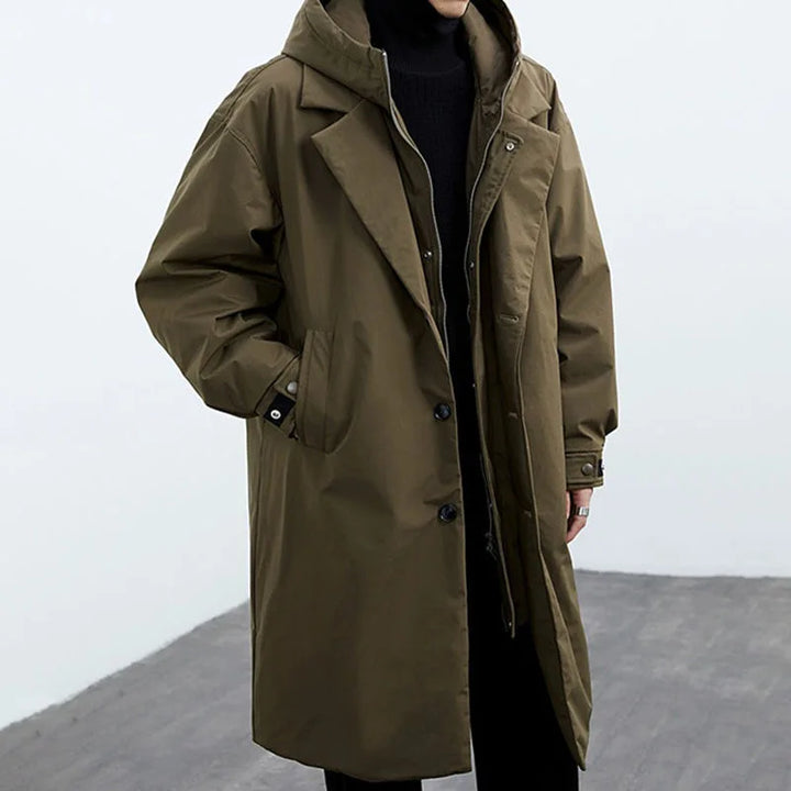 Duilio | Manteau long élégant pour hommes