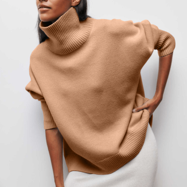 Tecla | Pull col roulé élégant pour femmes