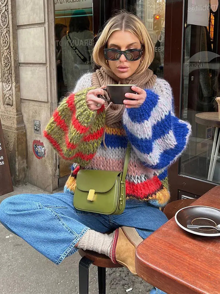 Gail | Pull coloré tendance pour femmes