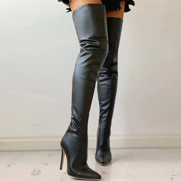 Lorraine | Botte Haute À Talon Pour Femmes