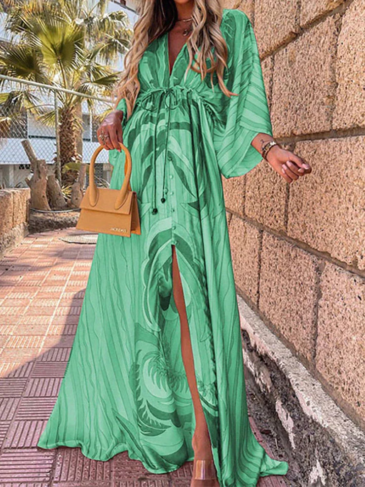 Hawise | Robe élégante imprimée pour la plage