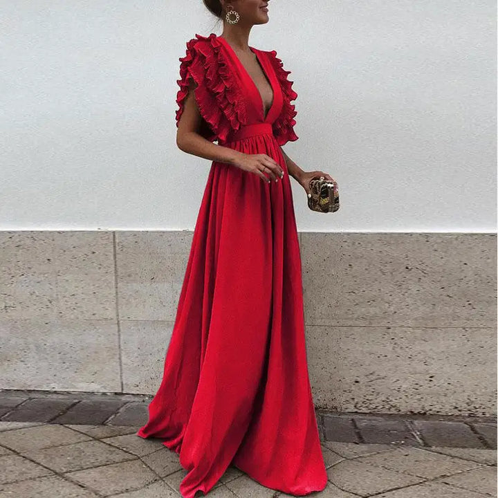 Donata | Robe unie à coupe ample pour femmes