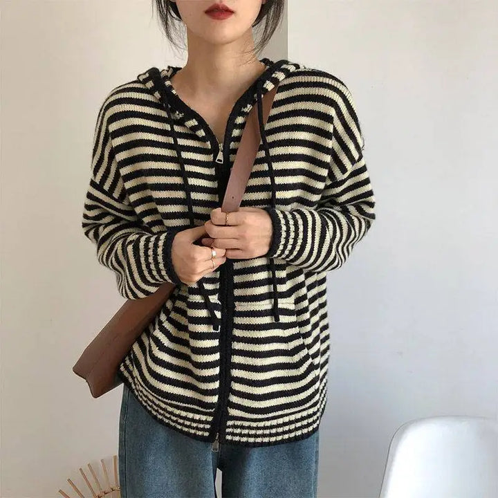Roksolana | Pull Rayé Décontracté pour Femmes