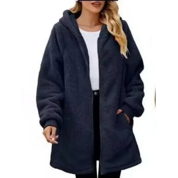 Elza - Veste Polaire Oversize Élégante à Capuche