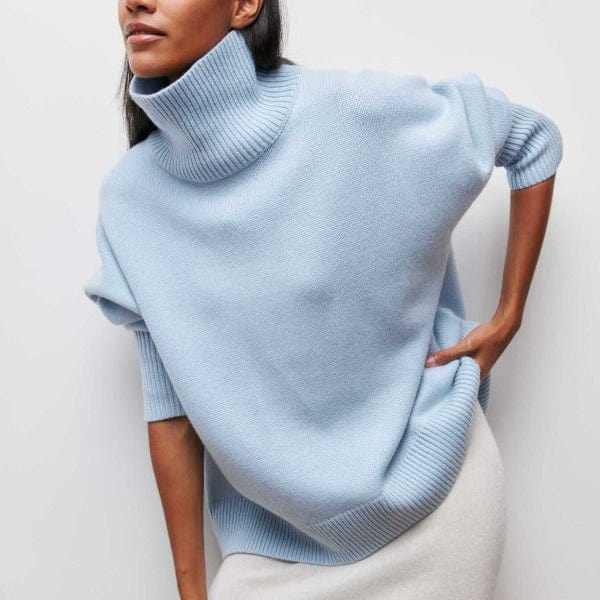 Tecla | Pull col roulé élégant pour femmes