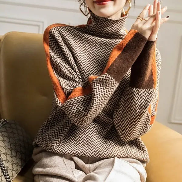 Kaija | Pull col roulé élégant pour femmes