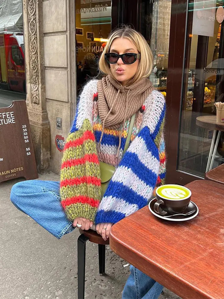 Gail | Pull coloré tendance pour femmes