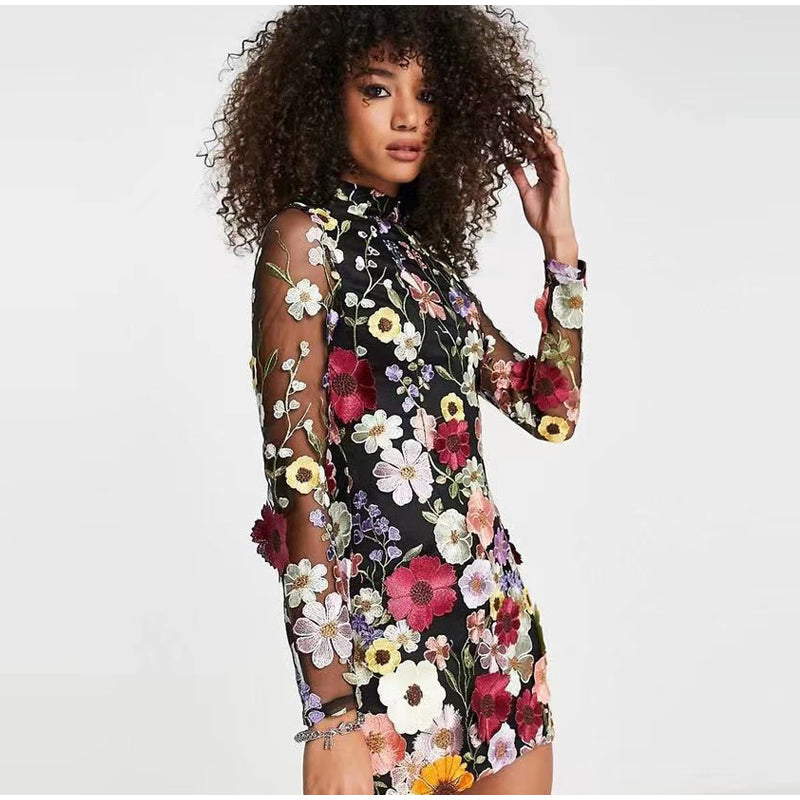 Salwa | Robe élégante à motifs floraux pour femmes