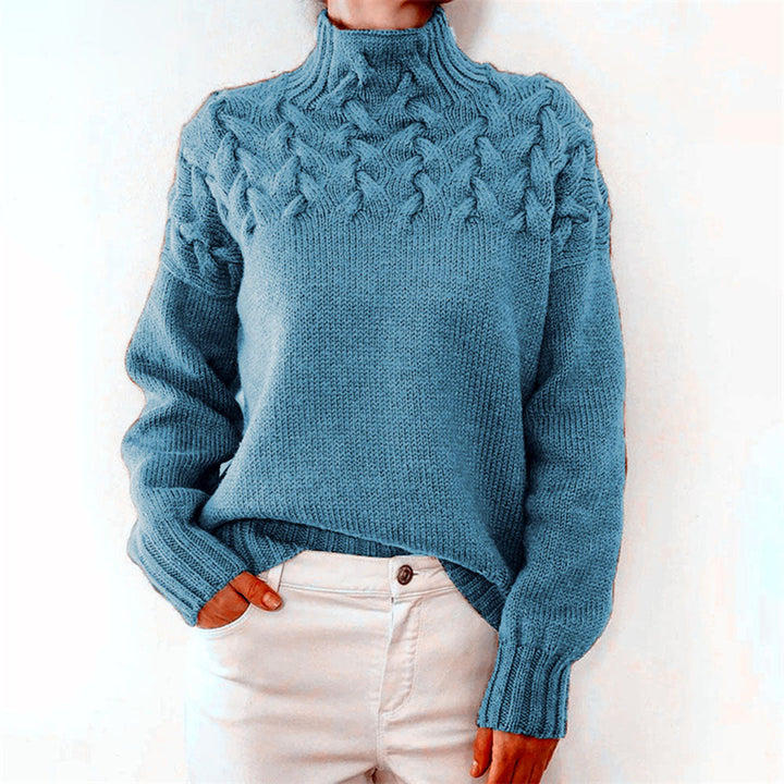 Kaltrina | Pull à col roulé doux pour femmes