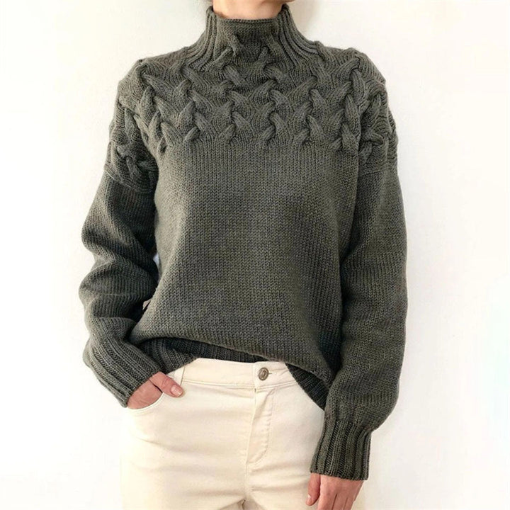 Kaltrina | Pull à col roulé doux pour femmes