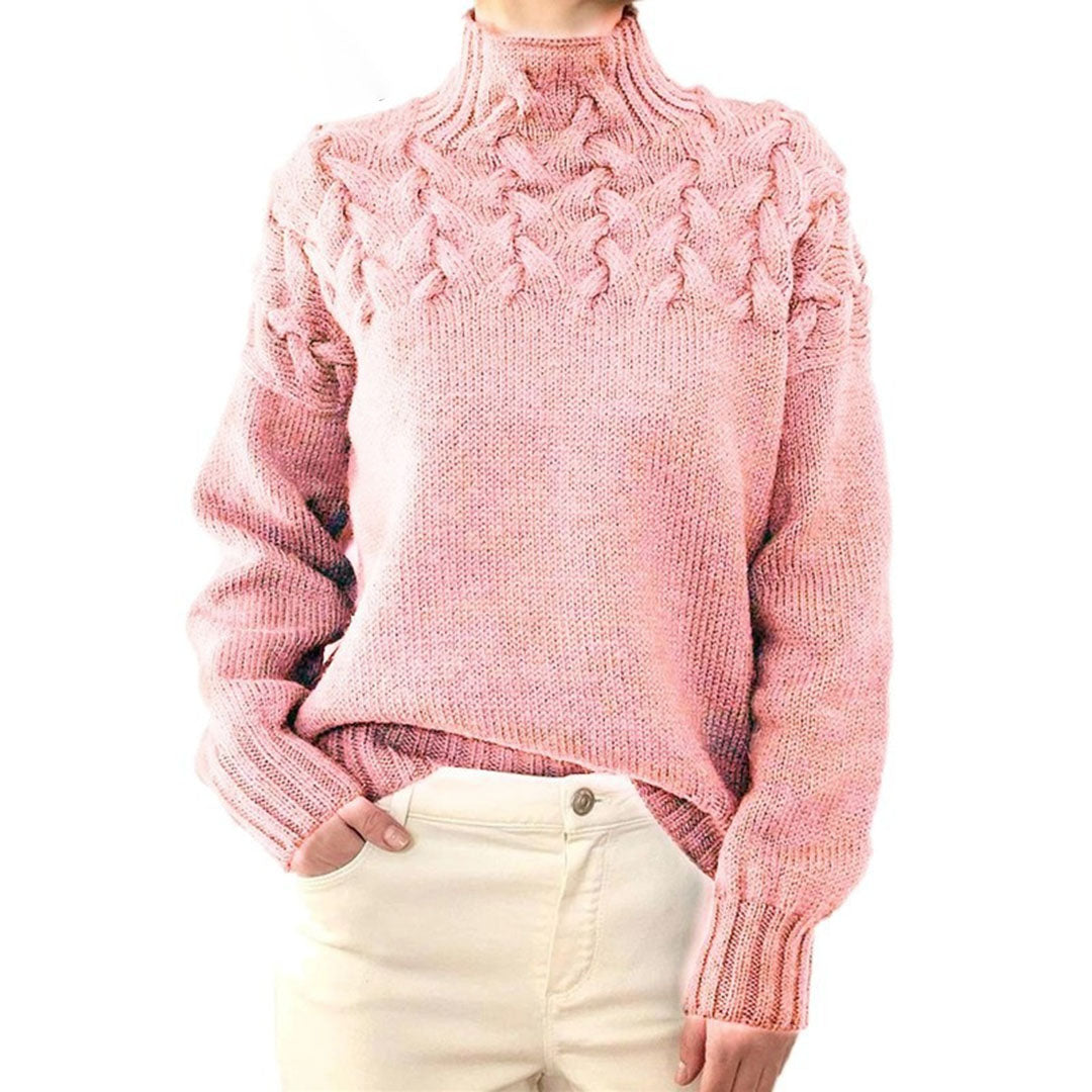 Kaltrina | Pull à col roulé doux pour femmes
