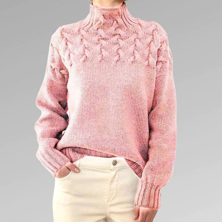Kaltrina | Pull à col roulé doux pour femmes