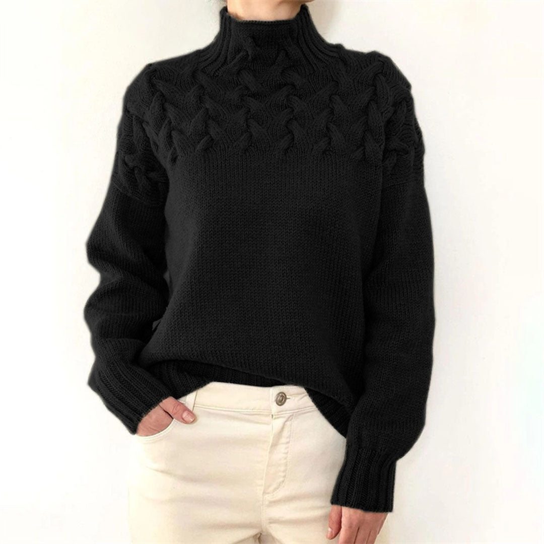 Kaltrina | Pull à col roulé doux pour femmes