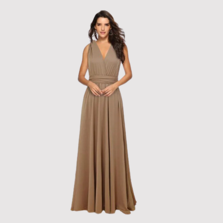 Selma | Robe élégante au look cache-cœur polyvalent