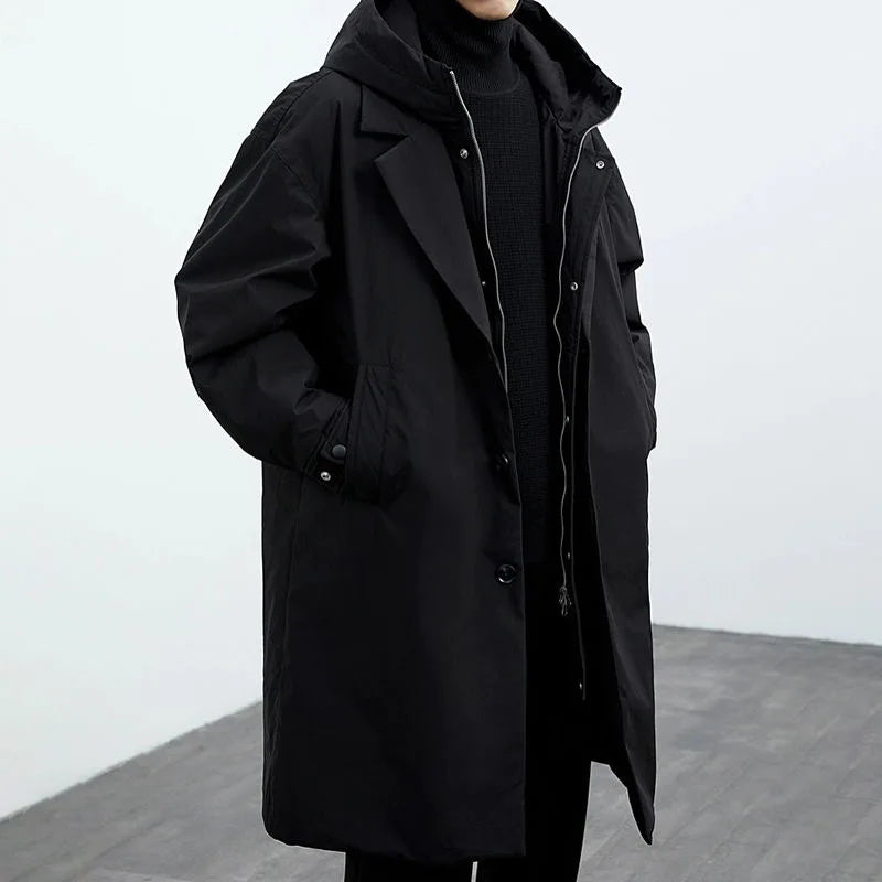 Duilio | Manteau long élégant pour hommes