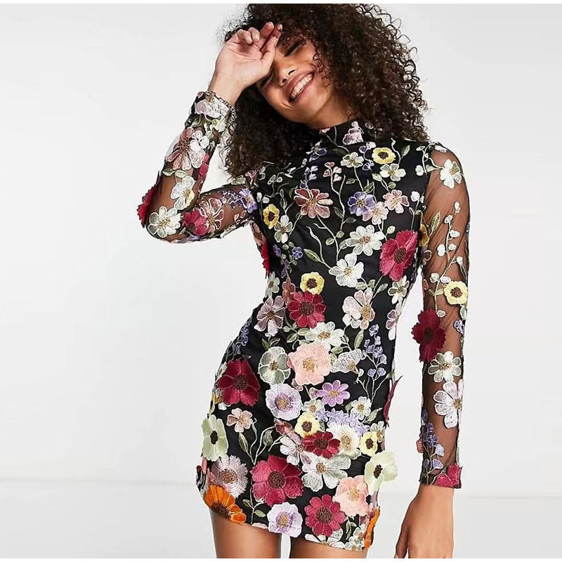 Salwa | Robe élégante à motifs floraux pour femmes