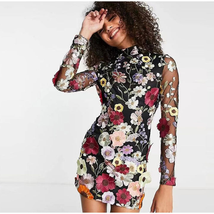 Salwa | Robe élégante à motifs floraux pour femmes