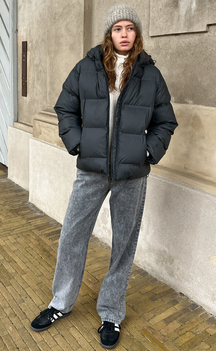 Femme Noir Hiver Parka – Naomi