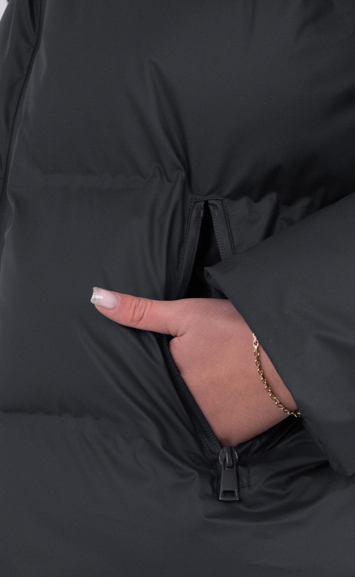 Femme Noir Hiver Parka – Naomi