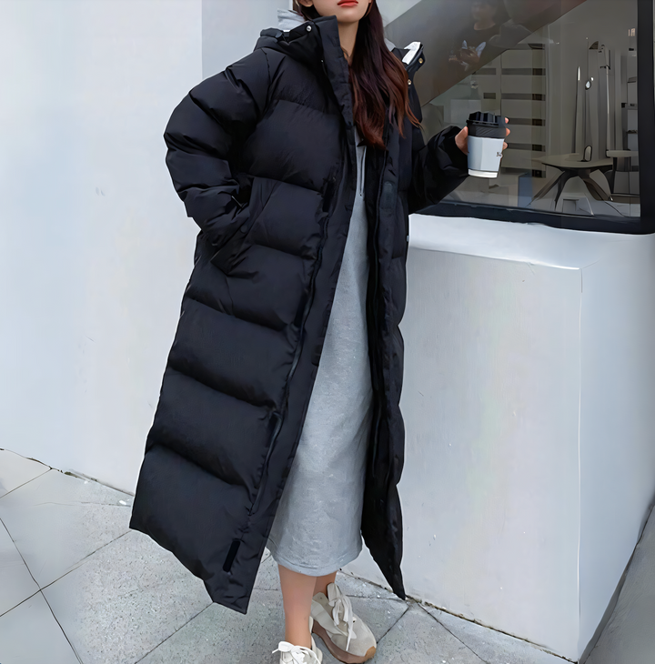 Liane | Doudoune longue coupe-vent pour femmes