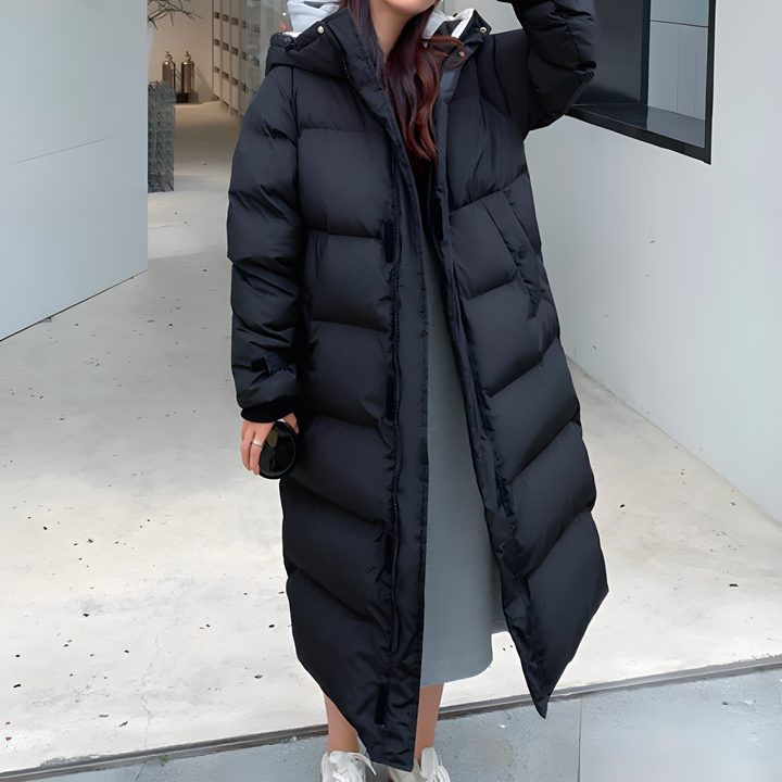 Liane | Doudoune longue coupe-vent pour femmes