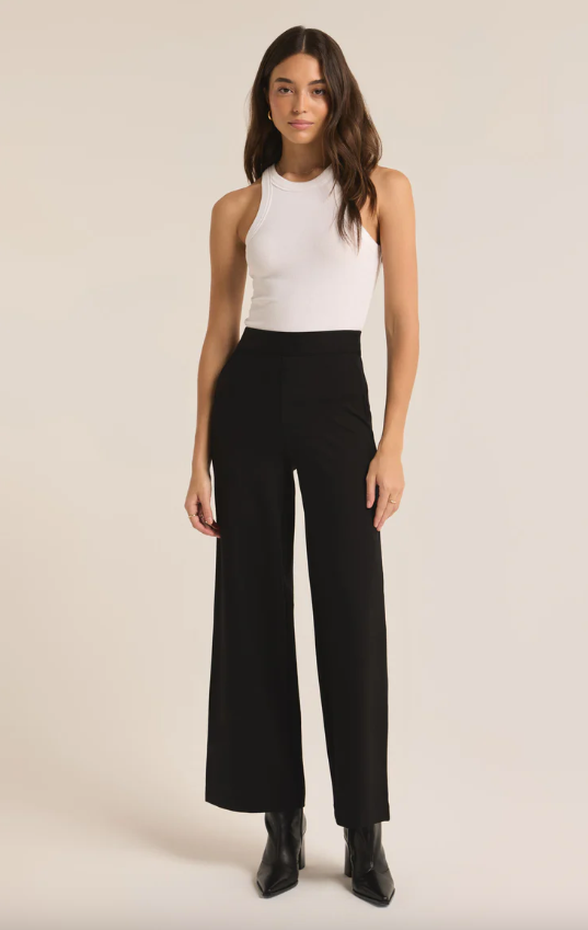 Yvette | Pantalon structuré en tissu ponte pour femme