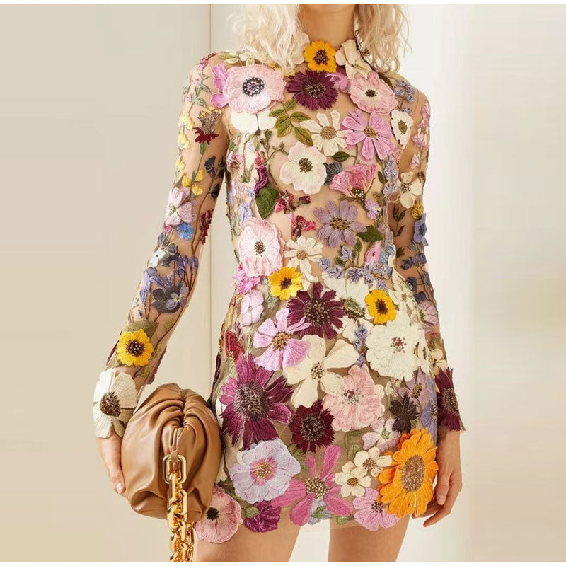Salwa | Robe élégante à motifs floraux pour femmes