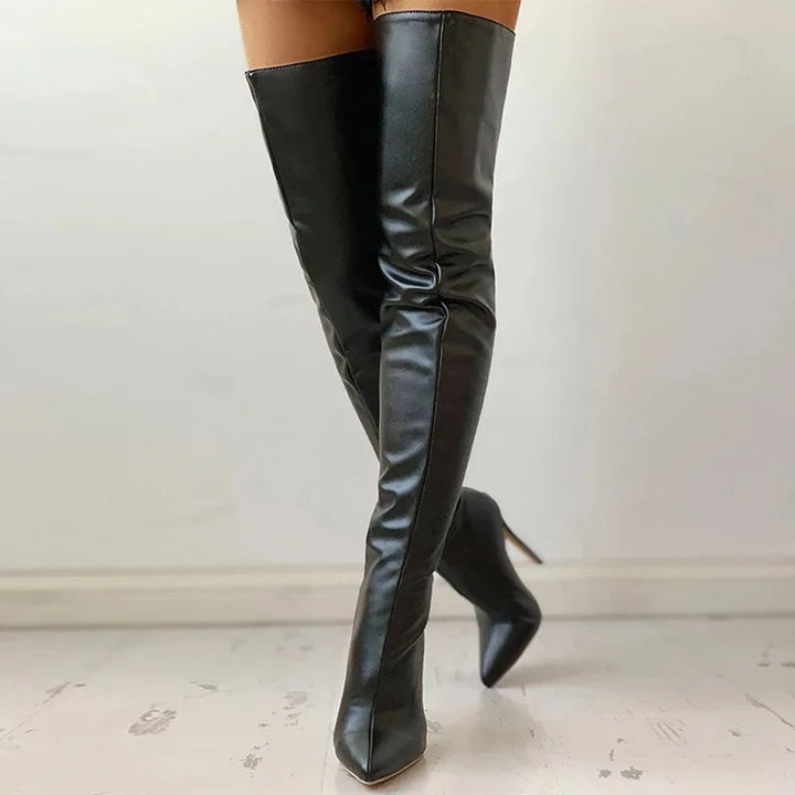Lorraine | Botte Haute À Talon Pour Femmes