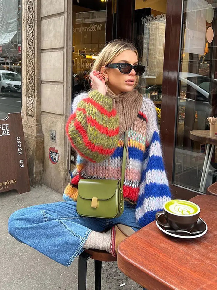 Gail | Pull coloré tendance pour femmes