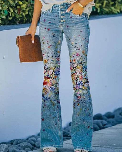 Elvi | Jean évasé tendance pour femmes