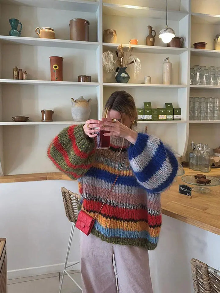 Gail | Pull coloré tendance pour femmes