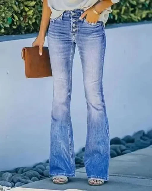 Elvi | Jean évasé tendance pour femmes