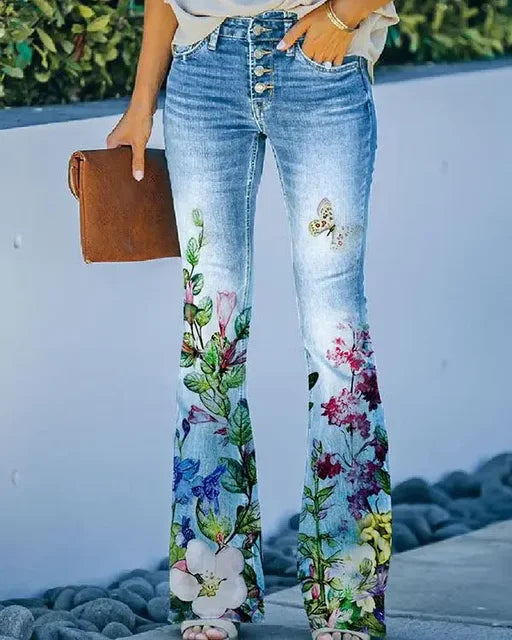 Elvi | Jean évasé tendance pour femmes