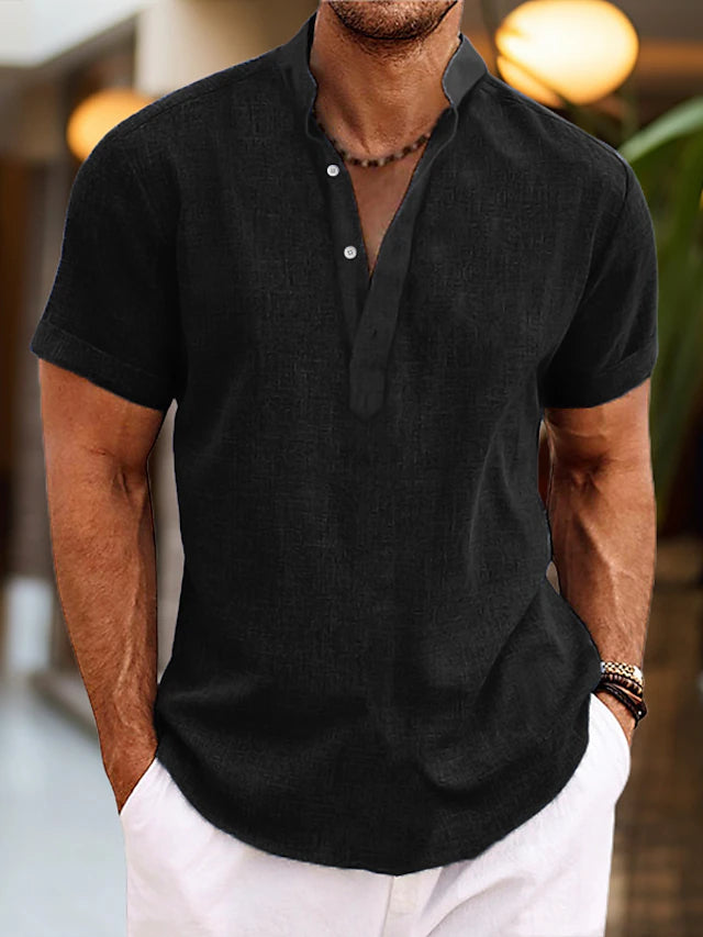 Silas | Chemise en lin pour hommes 4