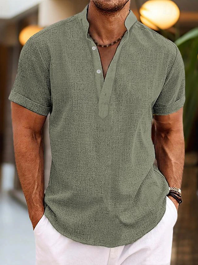 Silas | Chemise en lin pour hommes 8