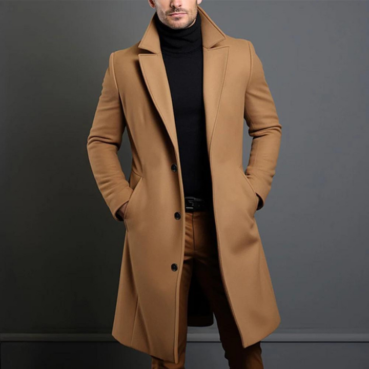 Oskar | Manteau Long Hiver Décontracté pour Hommes