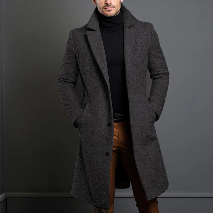 Oskar | Manteau Long Hiver Décontracté pour Hommes