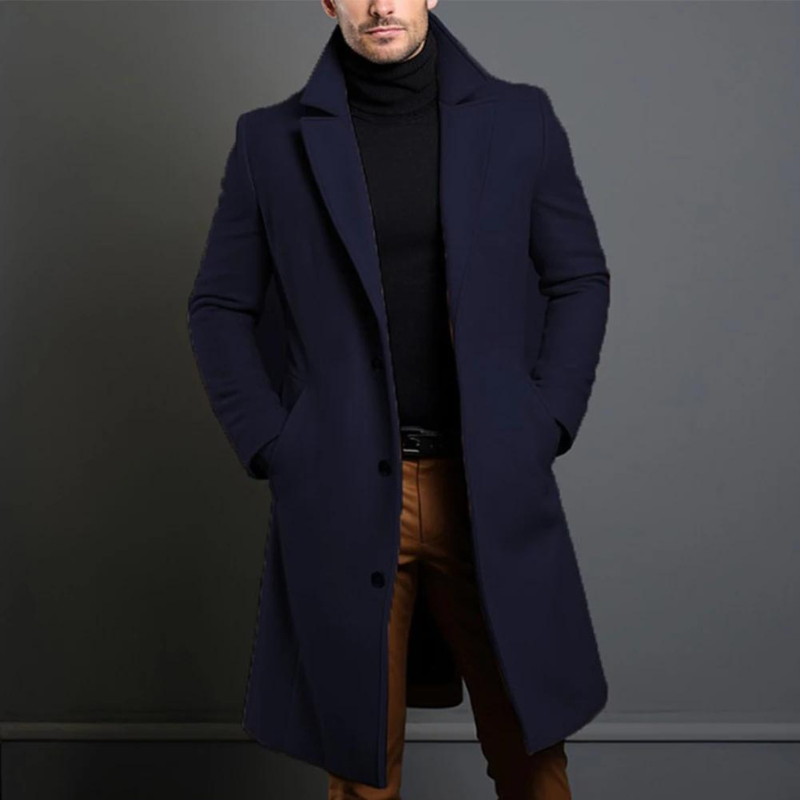 Oskar | Manteau Long Hiver Décontracté pour Hommes