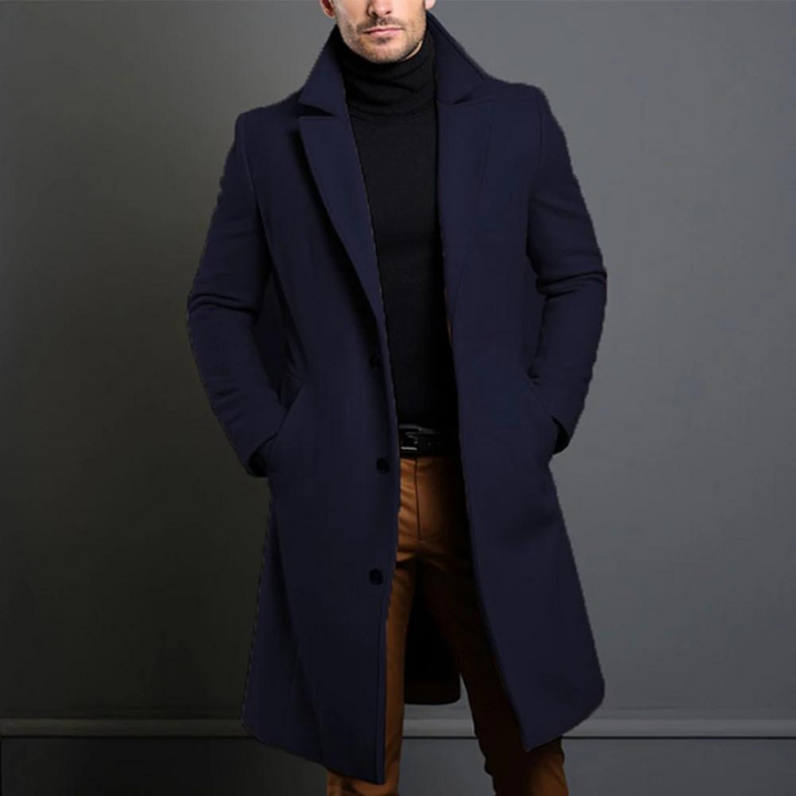 Oskar | Manteau Long Hiver Décontracté pour Hommes