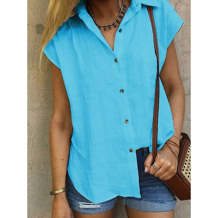 Faustina | Chemise en lin sans manches
