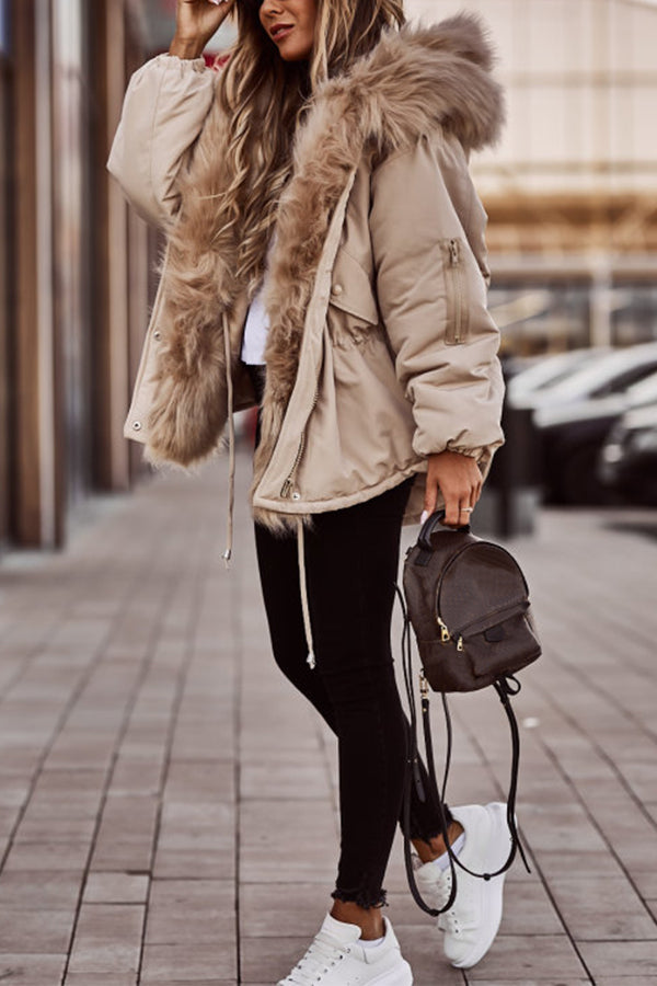 Femme Hiver Court Parka – Alina