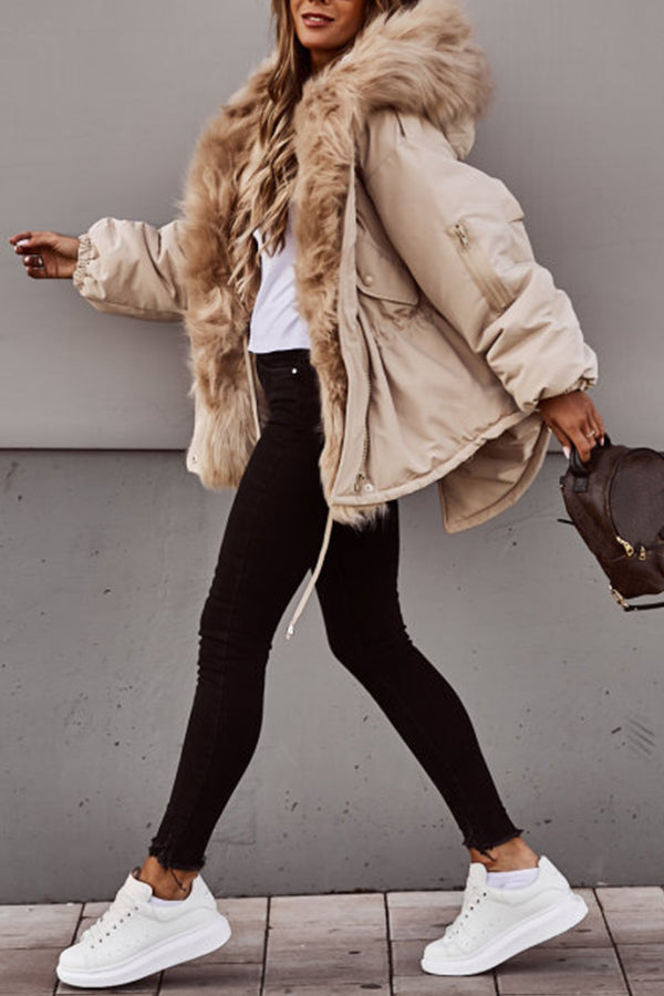 Femme Hiver Court Parka – Alina