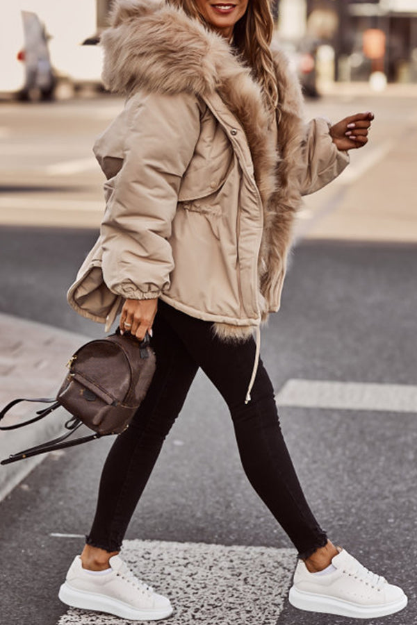 Femme Hiver Court Parka – Alina