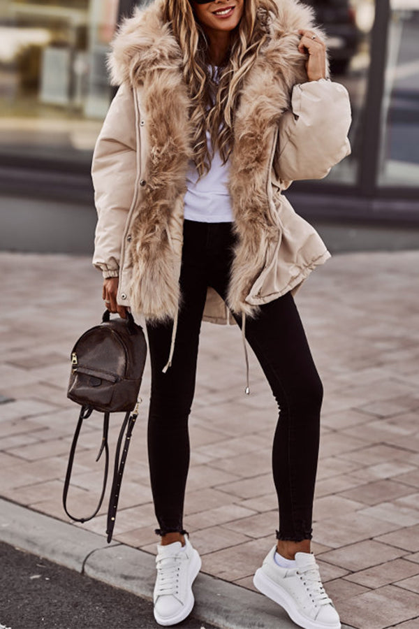 Femme Hiver Court Parka – Alina