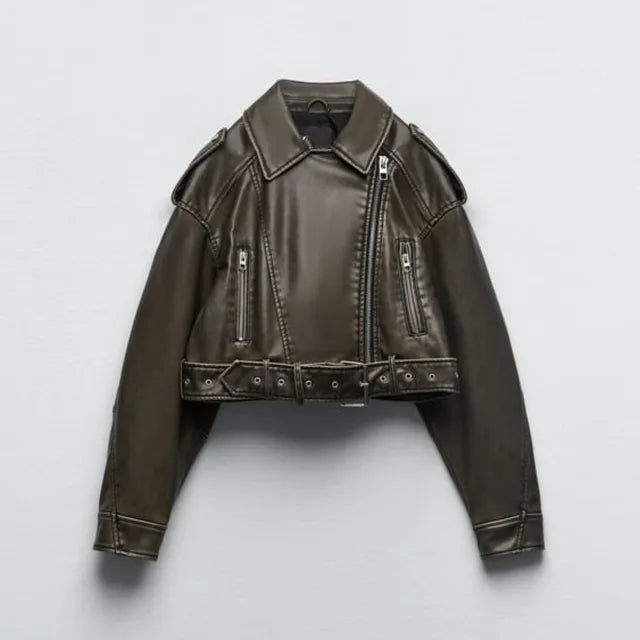 Baako | Veste en cuir stylée pour femmes