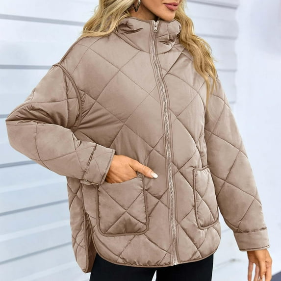 Scarletta - Veste Matelassée Élégante à Fermeture Zippée, Chaude et Stylée
