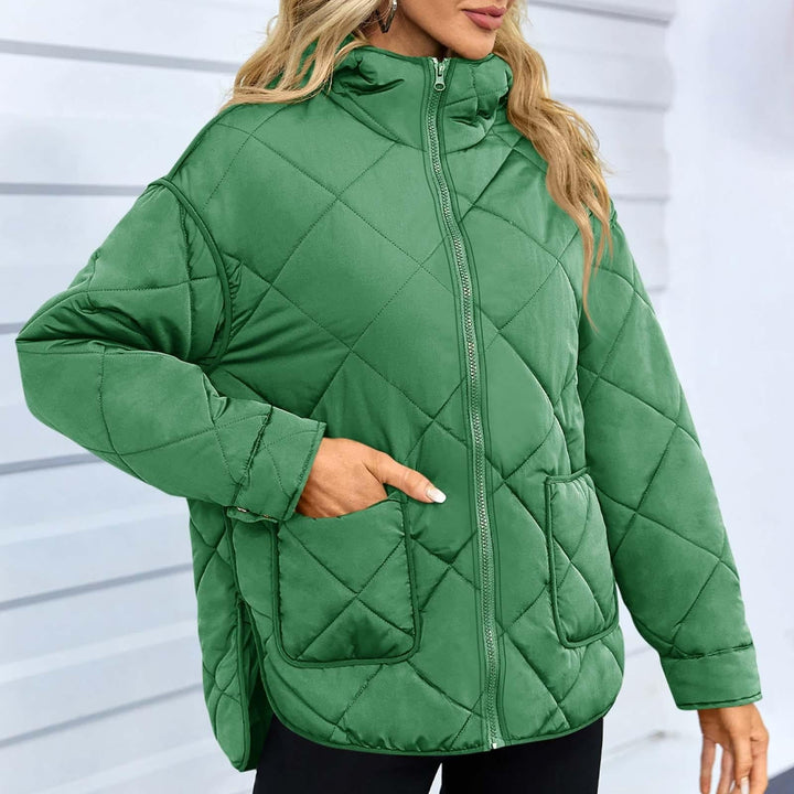 Scarletta - Veste Matelassée Élégante à Fermeture Zippée, Chaude et Stylée